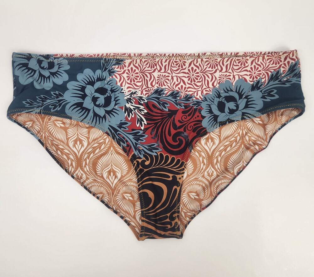 Agua Bendita Audrey Bikini Bottom in Fera Floral Size 3XL NWT